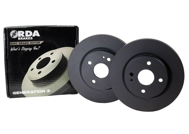 RDA Brake Disc Rotor Pair Front Holden Berlina VX 296mm RDA40