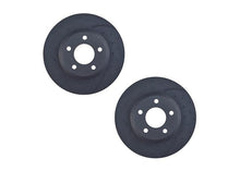 Load image into Gallery viewer, Toyota Corolla ZWE186R Slotted and Dimpled Front Brake Disc Rotor Pair 296mm RDA8112D