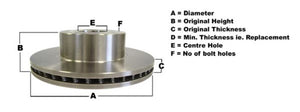 Toyota Corolla ZWE186R Slotted and Dimpled Front Brake Disc Rotor Pair 296mm RDA8112D