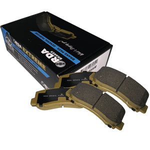 Volkswagen Golf Mk7 Front Brake Pads including Wear Sensor RDX2267SM RDA Brakes Extreme Heavy Duty DB2383