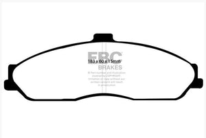 FPV F6 Typhoon BA Front Brake Pads DB7599 EBC Redstuff DP31162