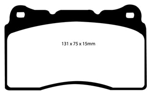 EBC Bluestuff Brake Pads Front Holden Ute VE Brembo DP51210 DB1678