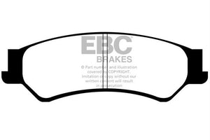 FPV GT FG Rear Brake Pads DB1675 EBC Ultimax2 DP1500