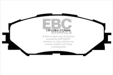 Load image into Gallery viewer, Toyota Corolla ZRE182R Front Brake Pads DB1802 EBC Ultimax DP1791