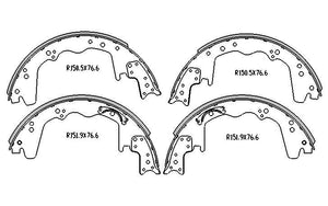 R1018 RDA Rear Brake Shoes