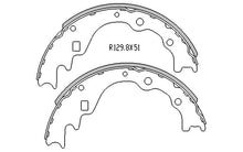 Load image into Gallery viewer, R1587 RDA Rear Brake Shoes