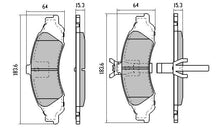 Load image into Gallery viewer, RDA GP Max Brake Pads Front Holden Commodore VX RDB1331 DB1331