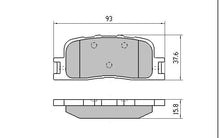 Load image into Gallery viewer, RDB1463 - RDA Rear Brake Pads - GP Max - Standard OE Replacement