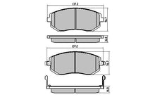 Load image into Gallery viewer, Toyota 86 Front Brake Pads DB1491 RDA GP Max RDB1491