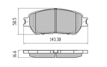 Load image into Gallery viewer, RDB1519 - RDA Front Brake Pads - GP Max - Standard OE Replacement