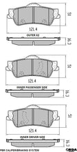 Load image into Gallery viewer, RDA Extreme Heavy Duty Brake Pads Rear Holden Statesman WM V6 V8 RDX1948SM DB1766