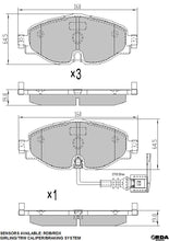 Load image into Gallery viewer, Volkswagen Golf Mk7 Front Brake Pads including Wear Sensor RDB2267 RDA Brakes GP Max DB2383