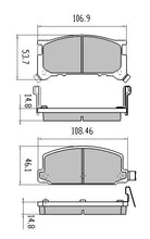 Load image into Gallery viewer, RDB426 RDA GP Max Front Brake Pads DB426