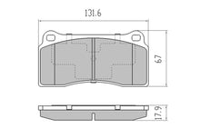 Load image into Gallery viewer, FPV F6 Typhoon BF Front Brake Pads DB1935 RDA Extreme Heavy Duty RDX2162SM